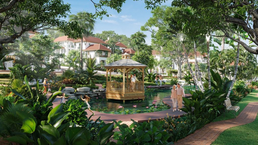 Không gian sống đầy đủ tiện ích Wellness tại Sun Tropical Village